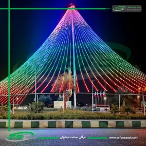 الهرم الضوئي في ساحة الشرطة في الأهواز