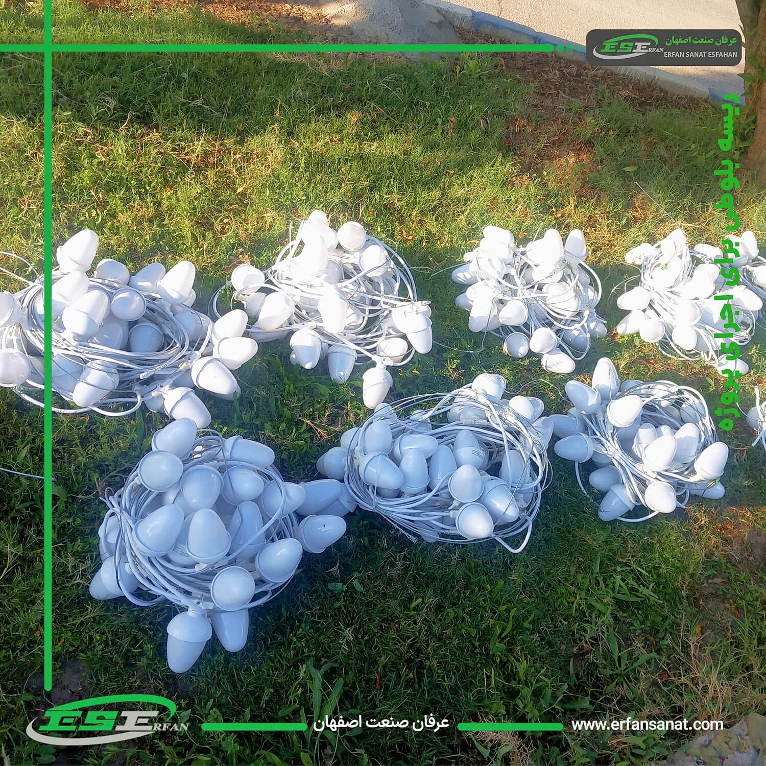 شريط إضاءة فول كالر يميز هرم النوري آبادان