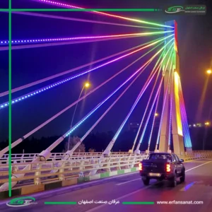 إضاءة جسر برج ميلاد