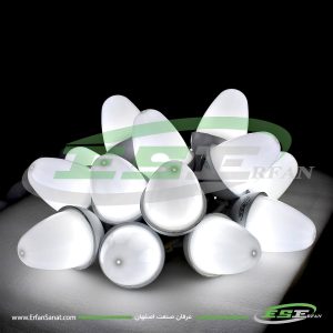 سلسلة إضاءة بلوطي بلون واحد