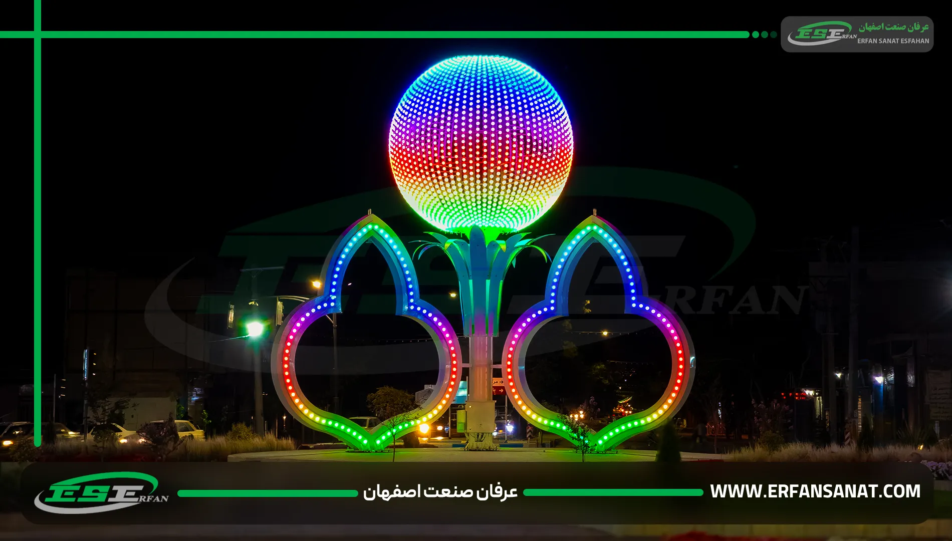 صورة الهيكل وأساسات الكرة الضوئية