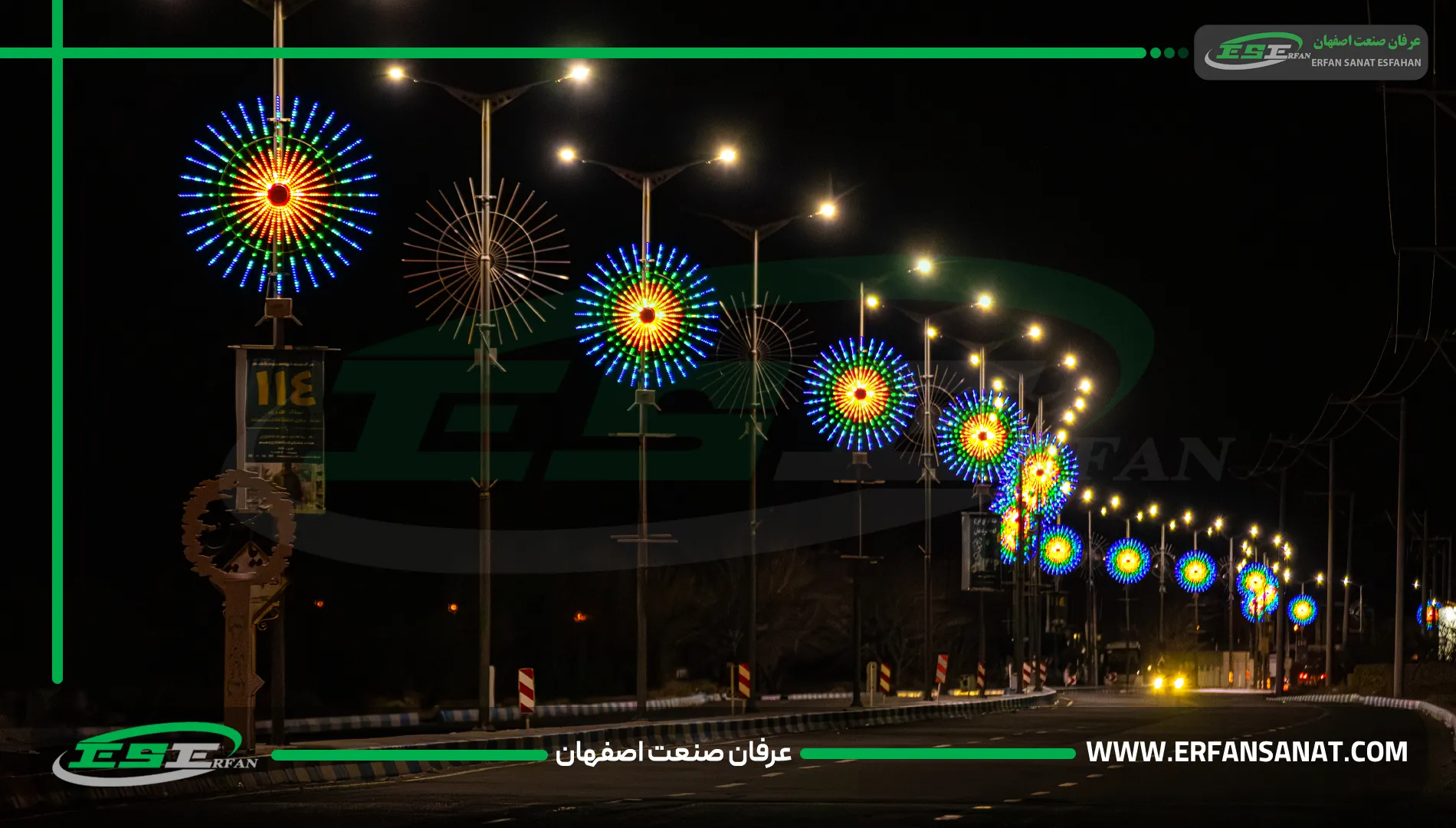 إضاءة RGB ذكية لجذب الأنظار في الساحات العامة 