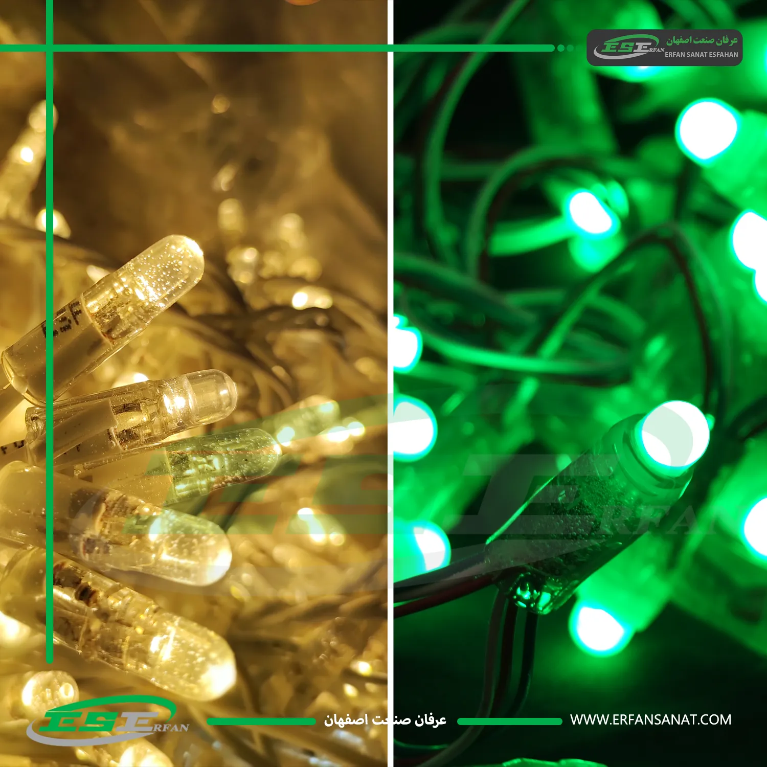 سلسلة LED الإبرية