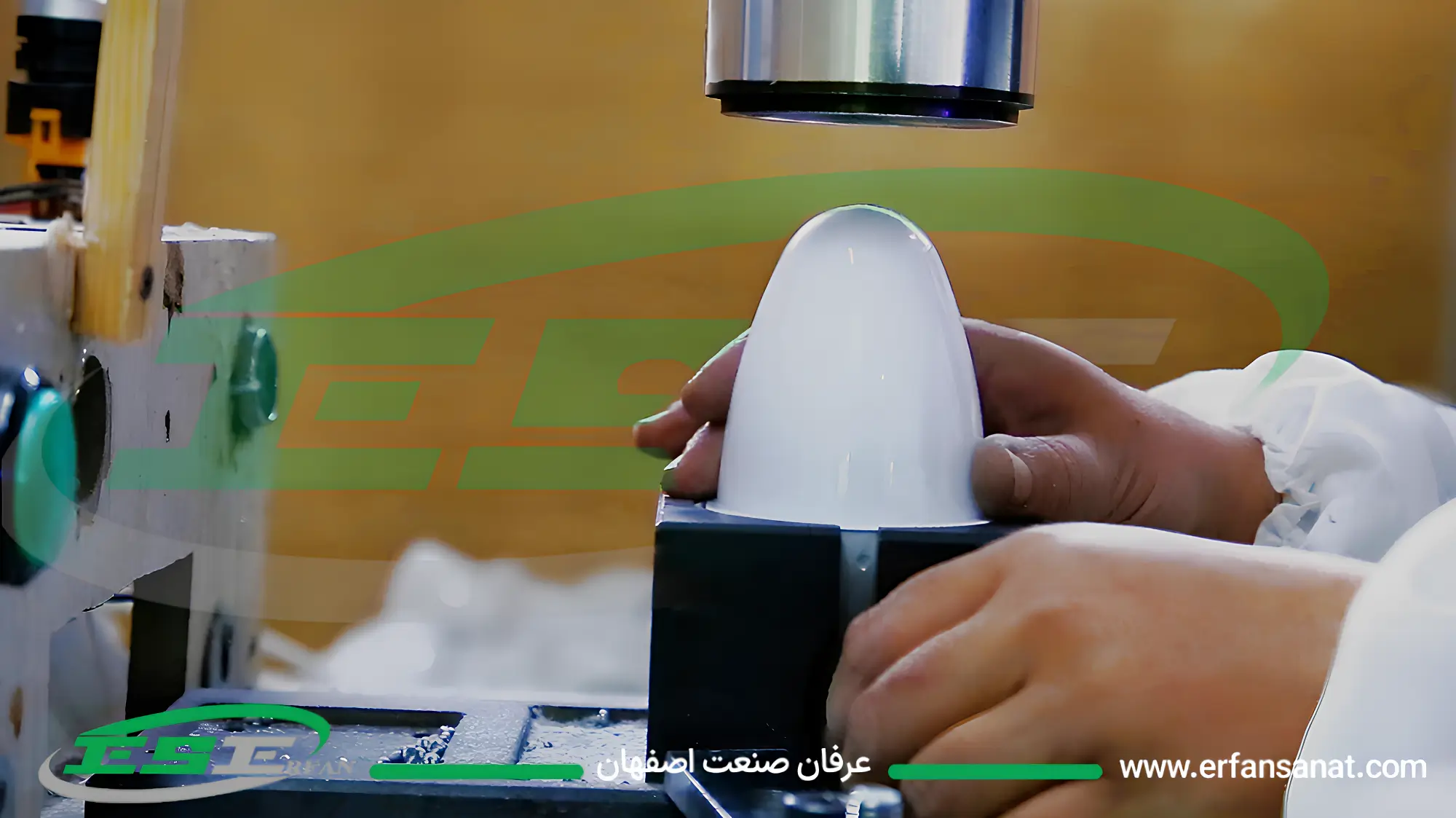 مراحل ساخت ریسه بلوطی هفت رنگ شرکت عرفان صنعت 