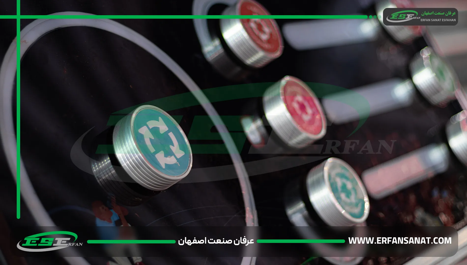 نمای نزدیک از صفحه تعاملی