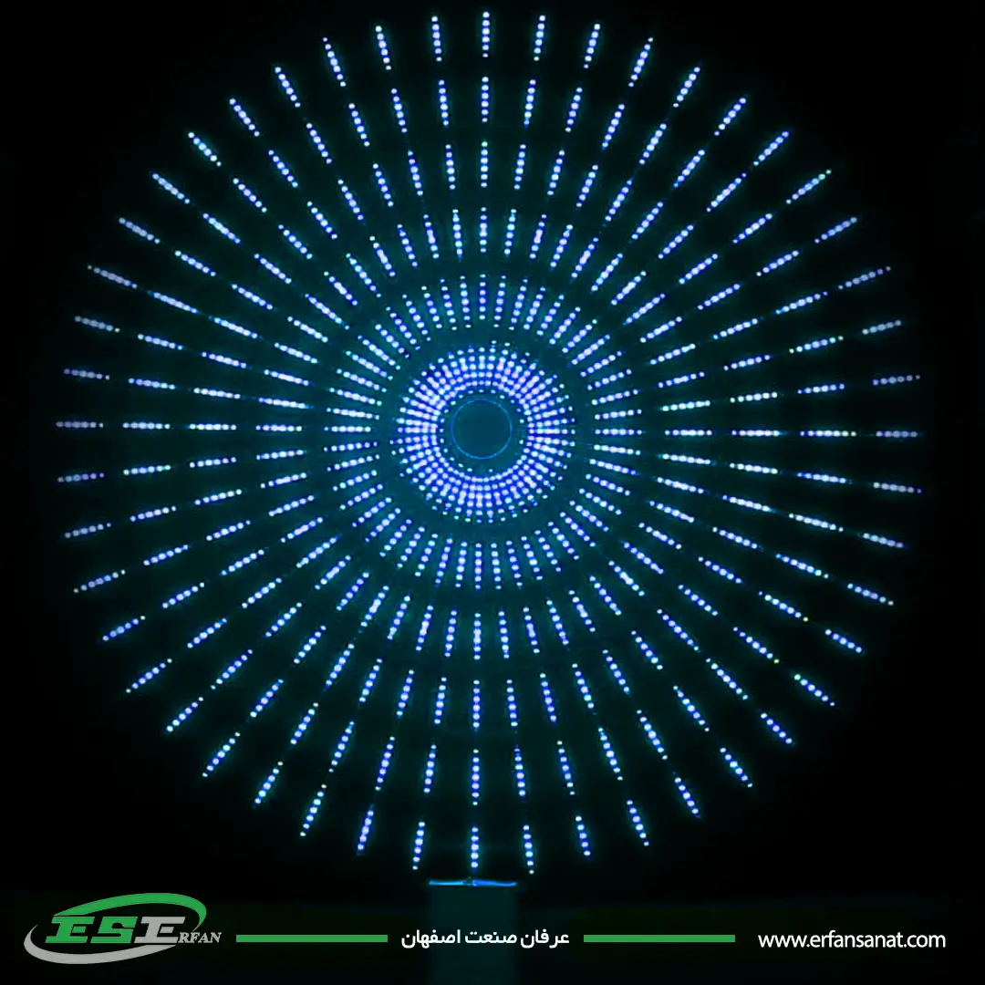 48-blade Sunlight from Erfan Sanat Isfahan for urban lighting