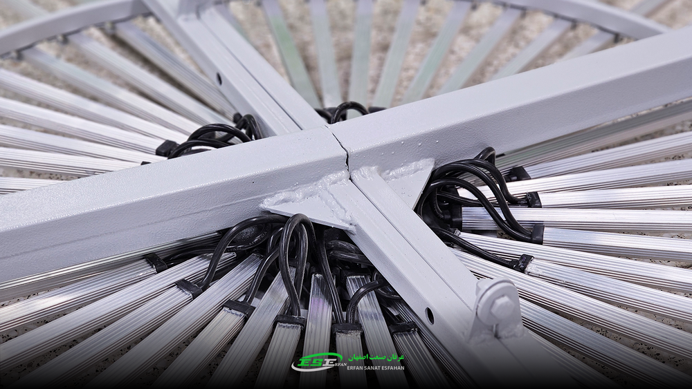 شاسی فلزی المان نوری 48 پره از پشت