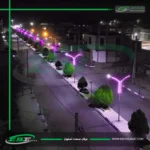 نورپردازی تیر چراغ برق