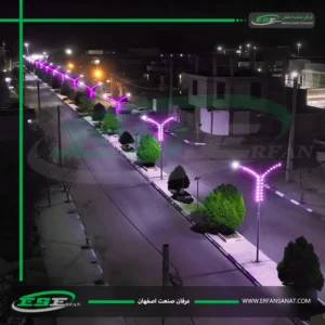 نورپردازی تیر چراغ برق