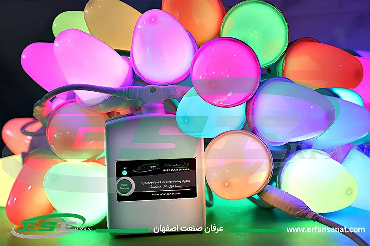 نمونه ریسه بلوطی فول کالر در حال تغییر رنگ 